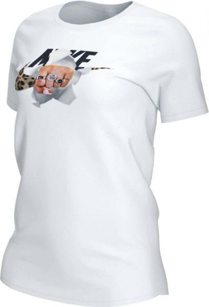 Футболка Nike W NSW TEE FIERCE DD1483-100 р. L білий