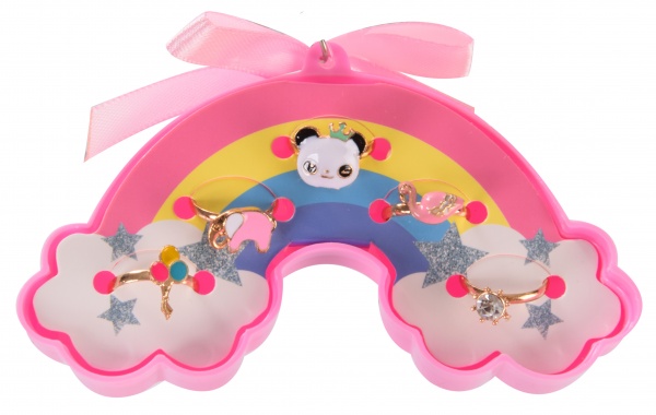 Набор детских колечек Радуга 5 шт./уп. KB2125 (ассортимент)