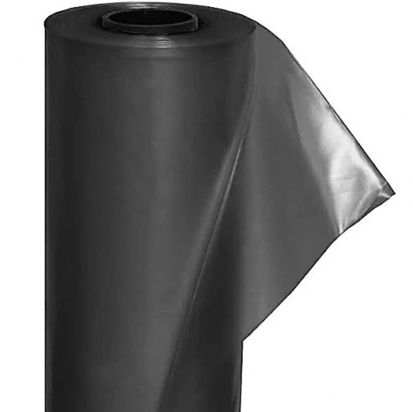 Пленка полиэтиленовая для мульчирования 1,2мх100 м чорная черный 60 мкм полотно