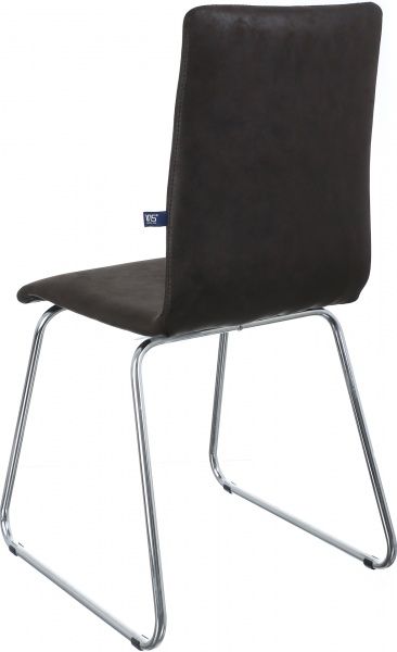 Стілець обідній Nowy Styl Sofi CFS Chrome (BOX-4) (CH) Roni-08 хром/темно-коричневий