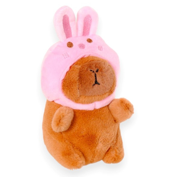 М'яка іграшка Stip Капiбара-зайчик 13 см коричневий