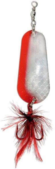 Блешня Lineaeffe Catfish 10 г Silver-gloss/Red