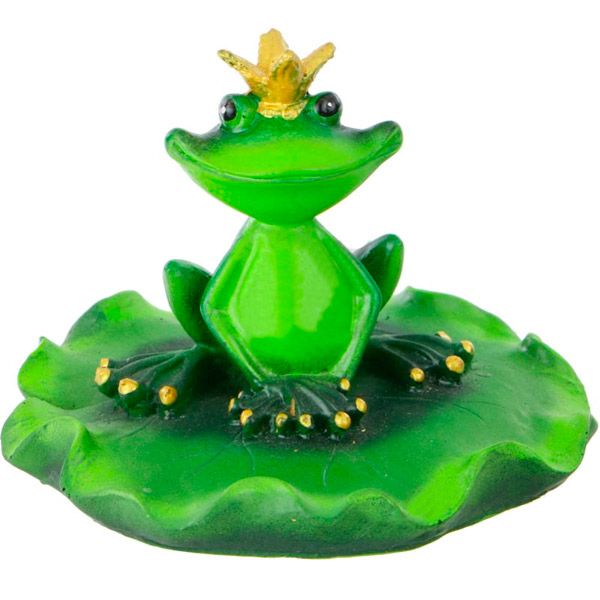 Фигура декоративная Лягушка-царевна 15х13х10.5 см