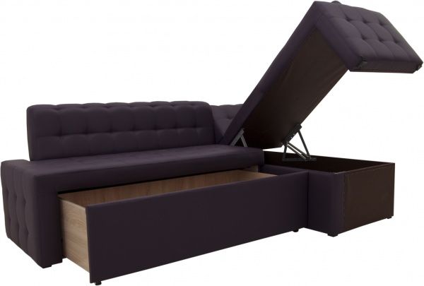 Уголок кухонный Кедр КАРАТ две ниши Г темно-фиолетовый