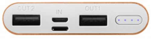 Внешний аккумулятор (Powerbank) Acme 10000 mAh gold (4770070879351) 