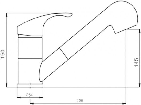 Смеситель для кухни Deante Pepe BDP 771M