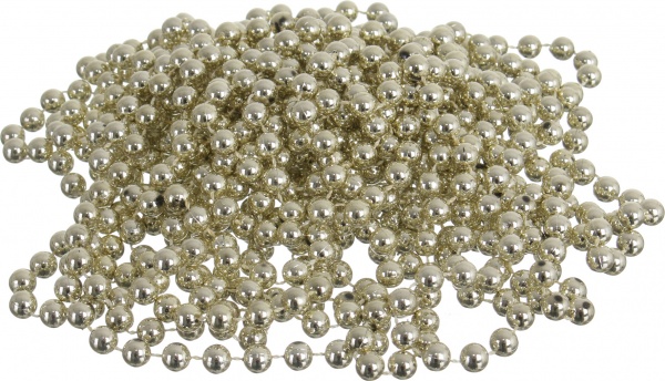 Бусы для елки 8 мм 8 м в ассортименте