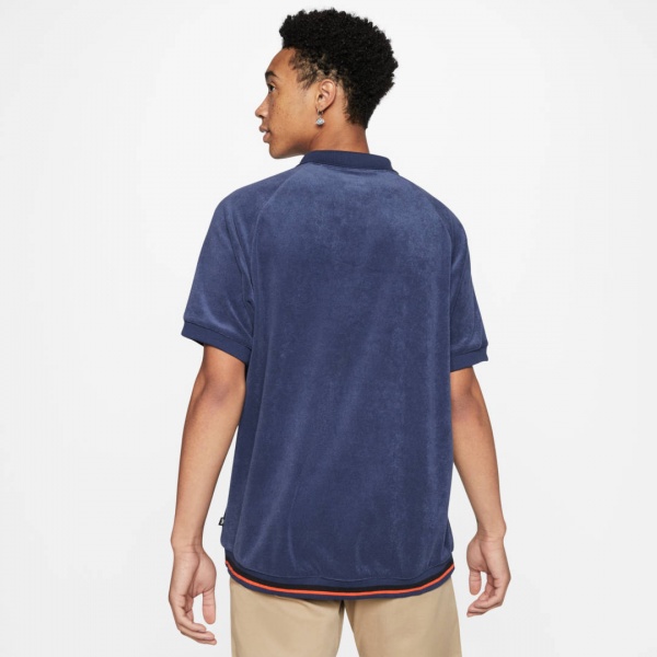 Поло Nike SB Skate Polo CI7189-410 р.S темно-синій