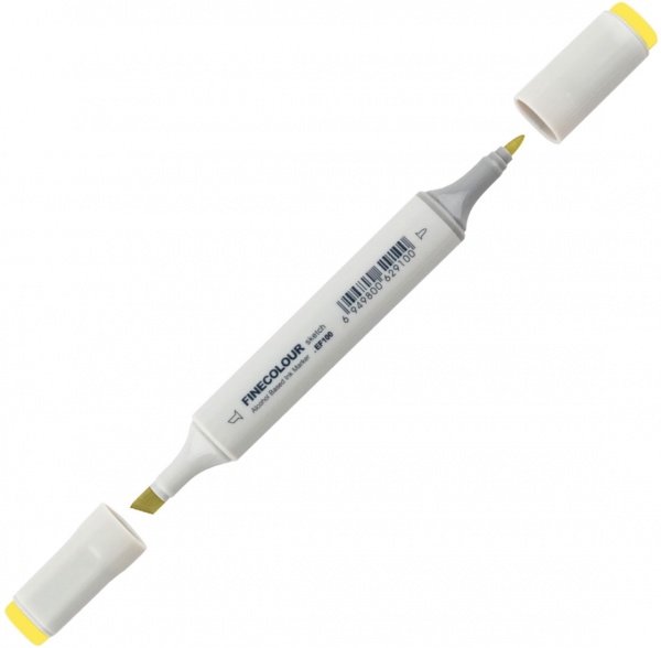 Маркер спиртовой FINECOLOUR Sketch EF100-225 кислотный желтый 