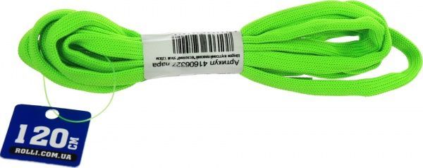 Шнурок  плоский 120 см 120 см зелений