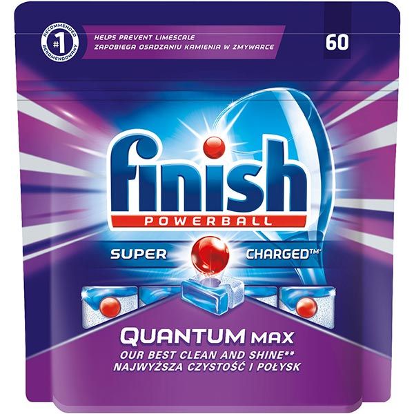 Таблетки для ПММ Finish Quantum Powerball Max 60 шт.