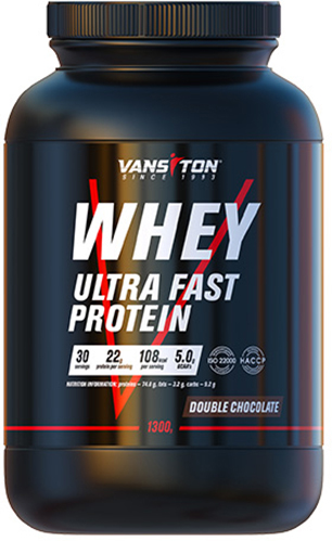 Протеїн Vansiton Ультра-Про Подвійний шоколад 1,3 кг 
