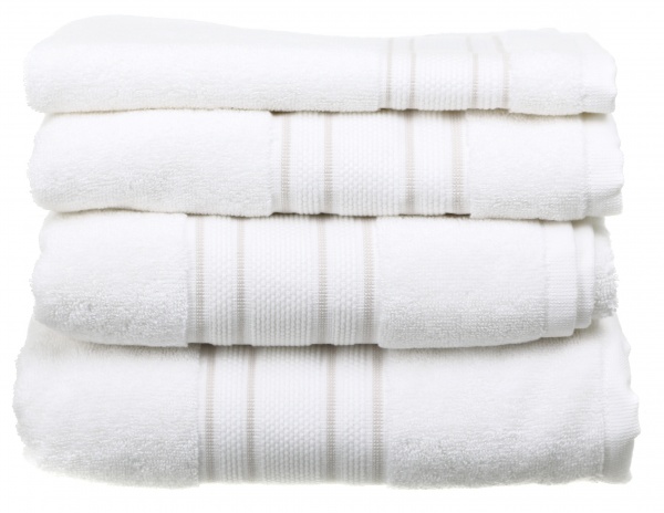 Полотенце Villa 100x150 см белый с бежевым Sous Dias 