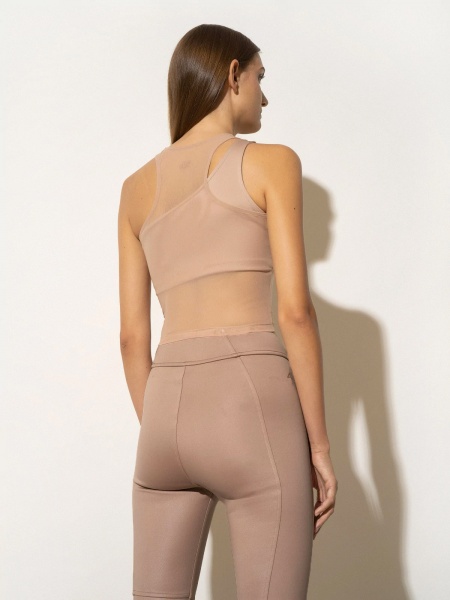 Майка 4F TSHIRT F144 4FSS22TTSHF144-82S р.XS бежевий