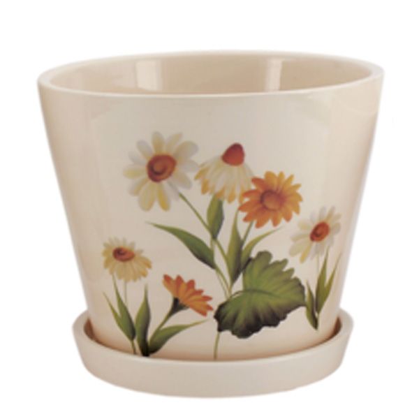 Горшок керамический Гербера средний DHL32205-M