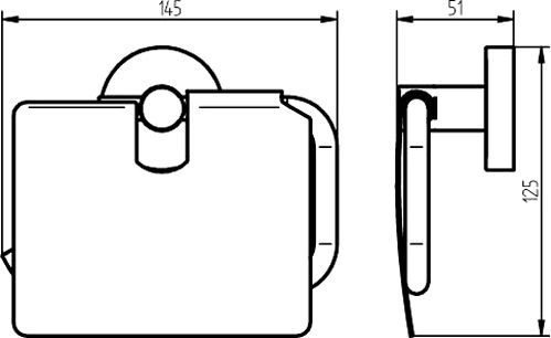 Держатель для туалетной бумаги Haceka Kosmos 402313