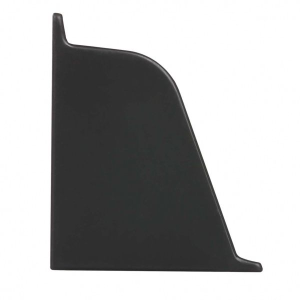 Заглушка левая LuxeForm 118 Rauwalon (98151) 39x28x3 мм графит