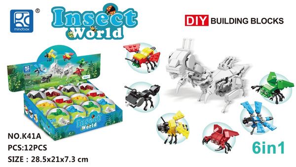 Конструктор MINDBOX в яйці серії Комахи в асортименті K41A