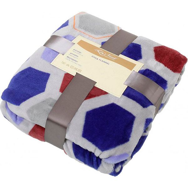 Плед La Nuit Flannel Hexagon 160x200 см