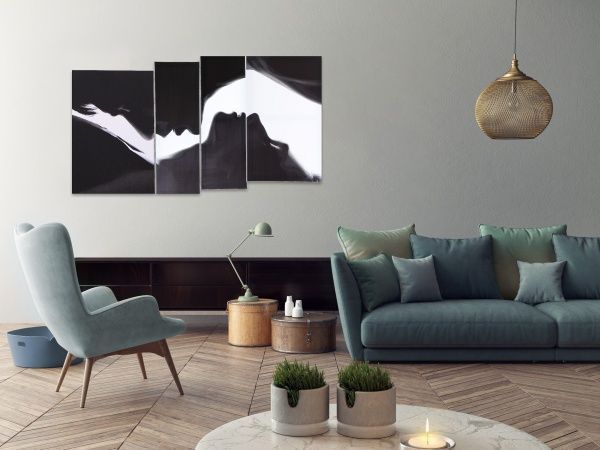 Картина модульная 4 части Романтика 148 118x75 см Е0074 