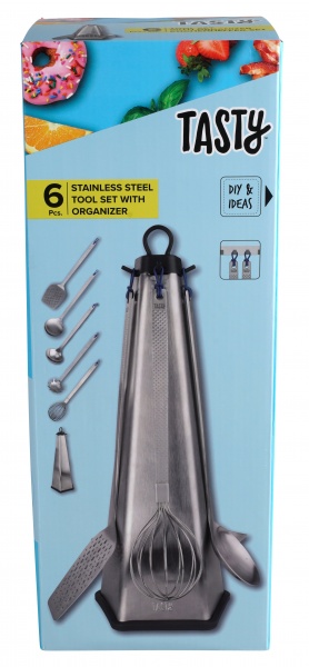 Набір кухонних приборів на підставці Tasty 6 предметів 678951 Fackelmann