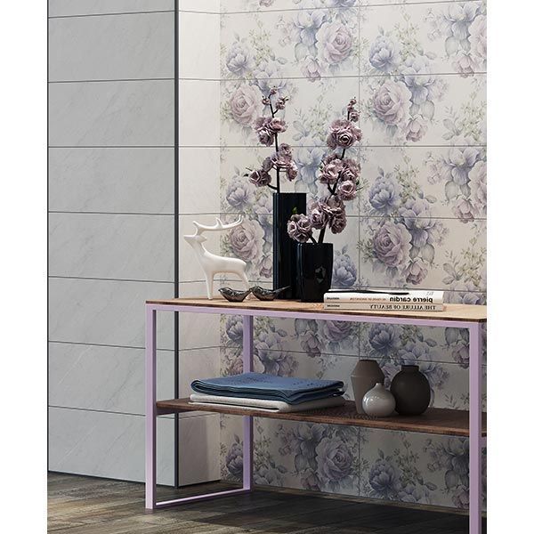 Плитка Golden Tile Garden cірий декор №2 20х50 6М2161 