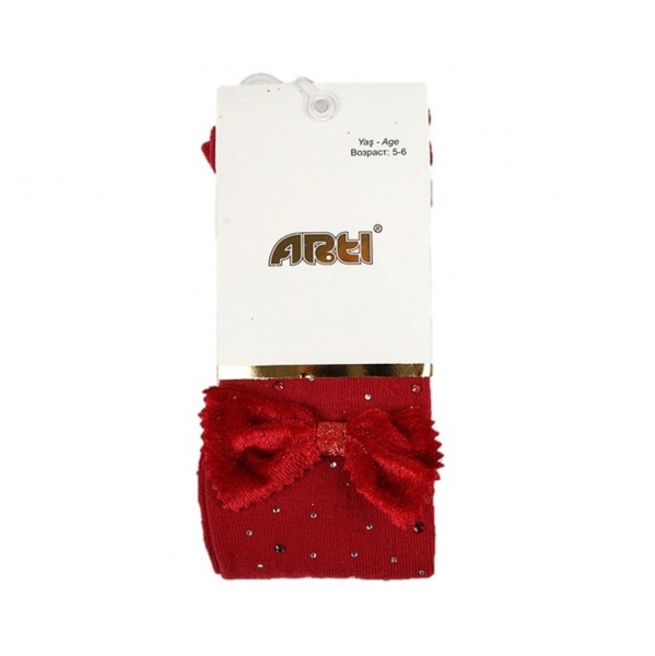 Колготки для девочек ARTI 320082р.132-144 красный 