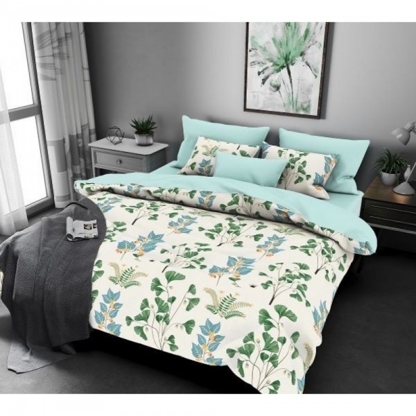 Комплект постільної білизни Gracia 1.5 різнокольоровий принт SoundSleep 