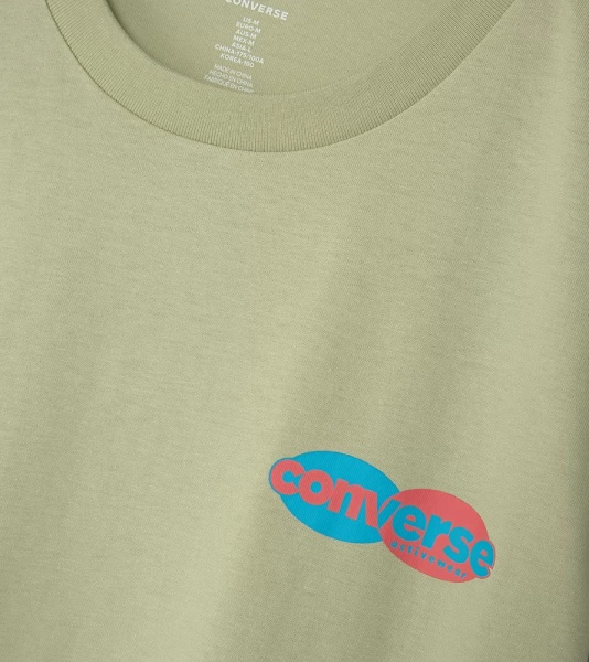 Футболка Converse Fabricated Nature Tee 10023463-A03 р.S зелений