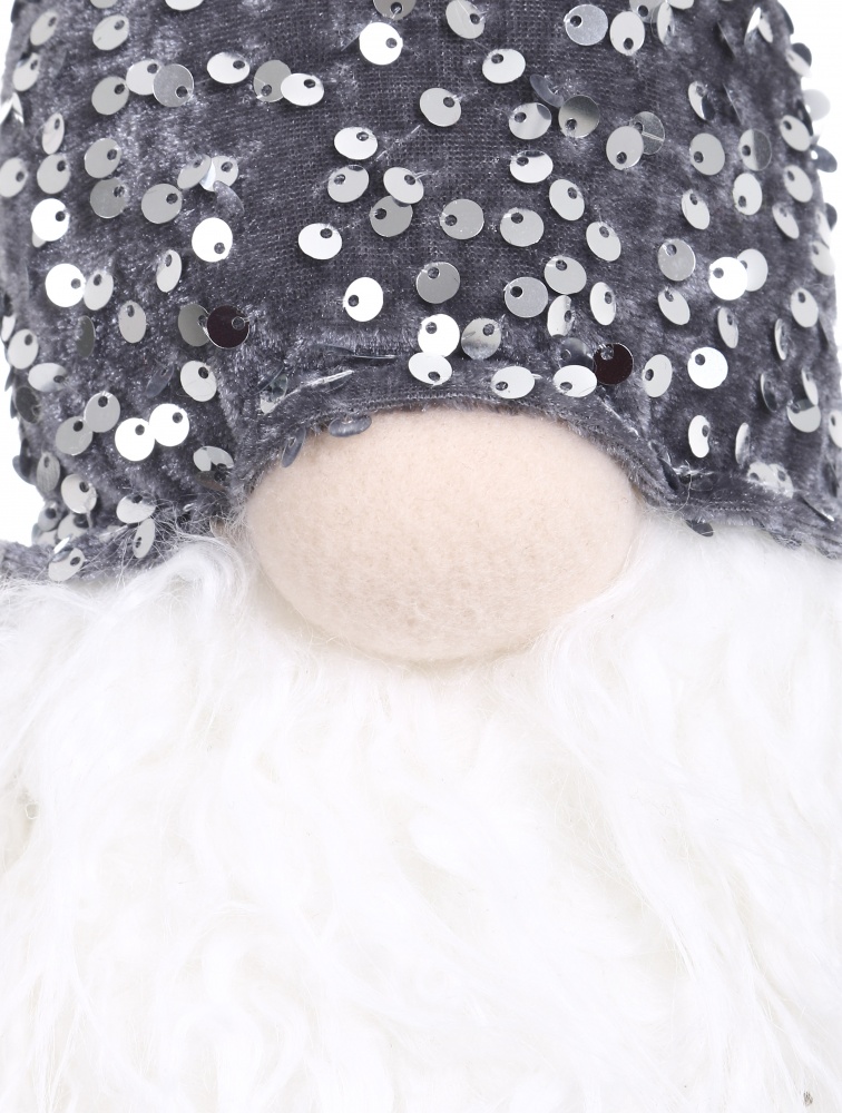 Декорация новогодняя гномик светлячок с паетками 12х65 см 2 ассортимента AT218-22164AB