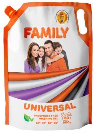 Гель для машинной и ручной стирки For my Family FOR MY FAMILY универсальный 2 л