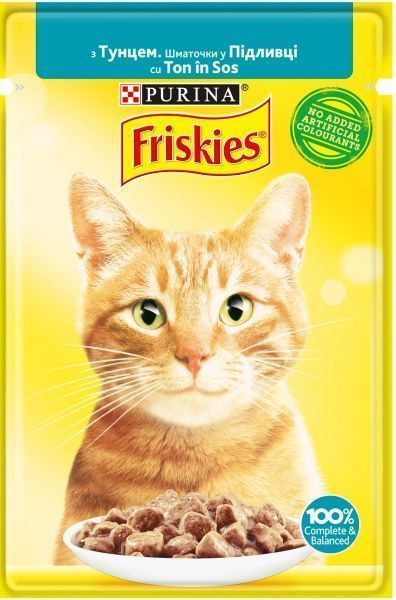 Корм Friskies з тунцем в підливі 85 г