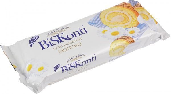 Рулет Konti BiSKonti молоко 175 г