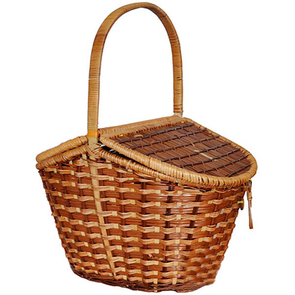 Корзина Экорамбус 41501-B с двустворчатой крышкой 39x26x25 см