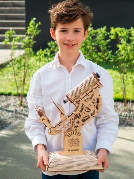 Конструктор деревянный Mr.Playwood Микроскоп