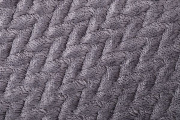 Покривало декоративне Коса Жакард 160x200 см La Nuit сірий 