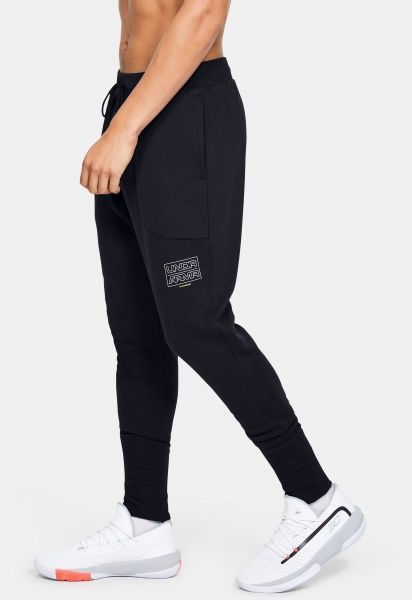 Штани Under Armour UA BASELINE FLEECE JOGGER 1343008-002 р. XL чорний