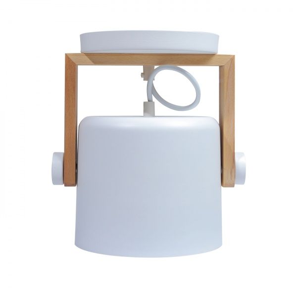 Бра Светкомплект Loft WLC 160 1x40 Вт E27 белый/дерево 