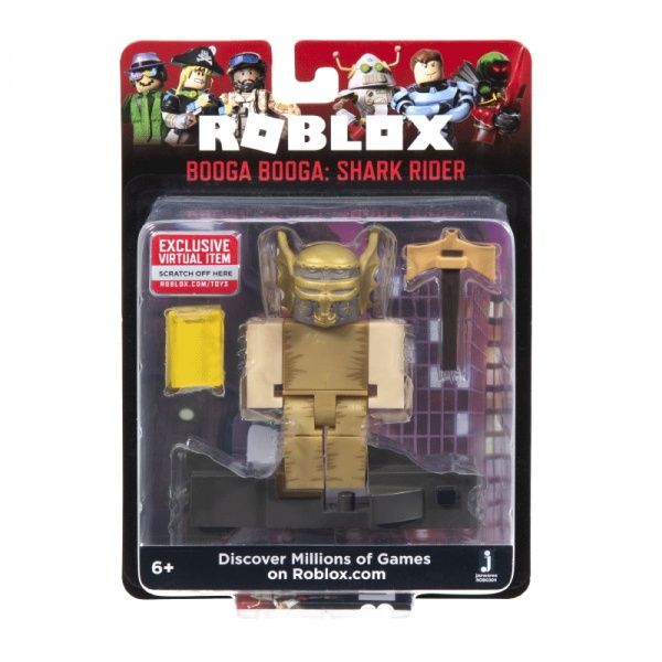 Фігурка колекційна Jazwares Roblox Core Figures Booga Booga: Shark Rider W7 ROB0304 