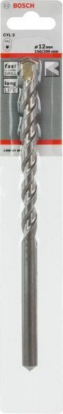 Сверло по бетону Bosch Silver Percussion 150x200 мм 12 мм 2608597684