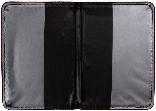 Обкладинка для паспорта Крокодил червоний лак