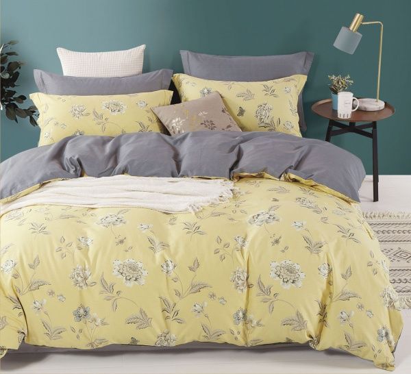 Комплект постельного белья August flower двуспальный 160х220 мм разноцветный принт La Nuit 