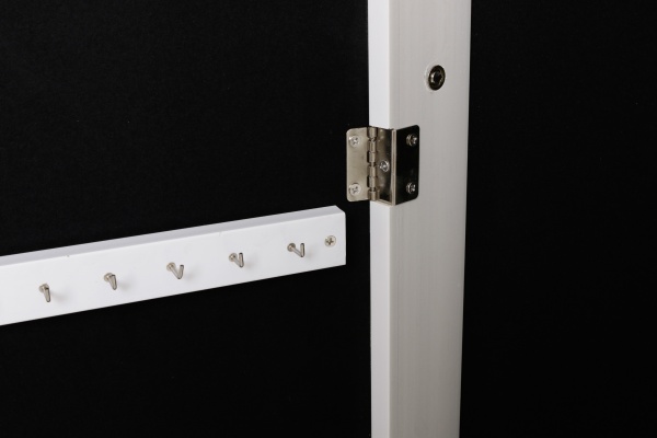 Підлогове дзеркало із секцією для зберігання аксесуарів M36A 3600x12300 мм білий 