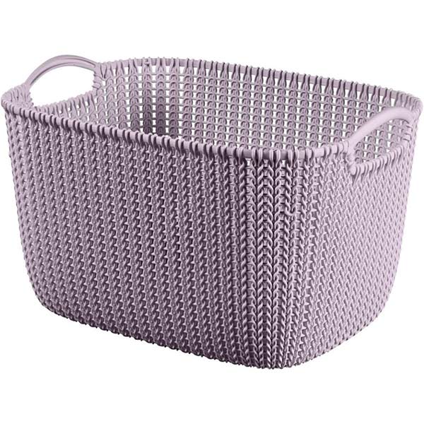 Кошик пластиковий Curver 240292 Knit L прямокутний 230x300x400 мм