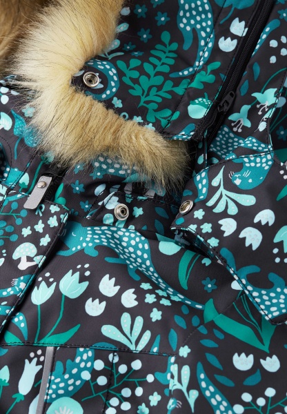 Куртка для дівчинки Reima р.104 чорний 521642 