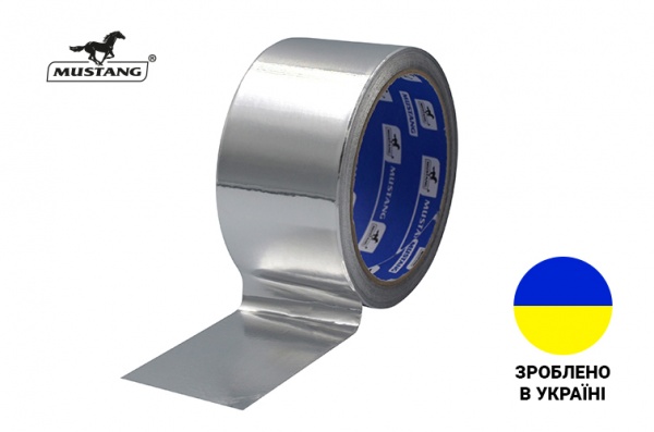 Алюмінієва стрічка Mustang ПРОФЕСІЙНА PROFБУД 48 мм x 25 м 