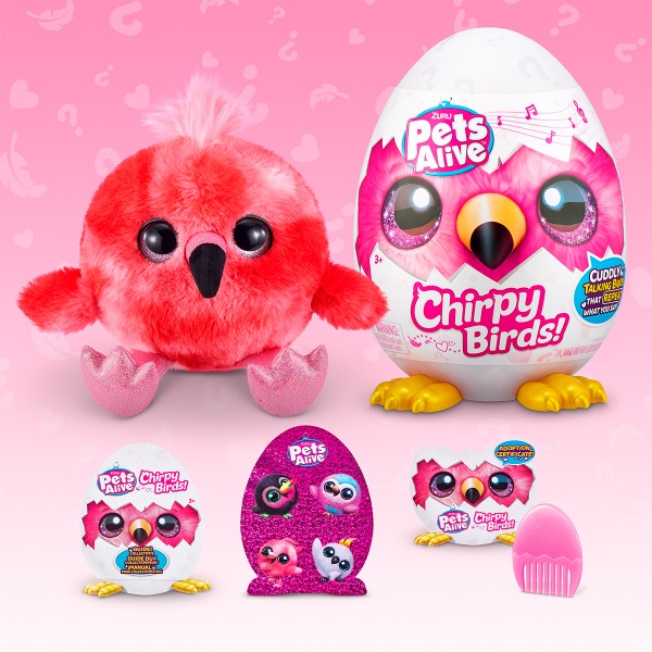 Игрушка интерактивная Pets & Robo Alive S1 Веселые птички 9537