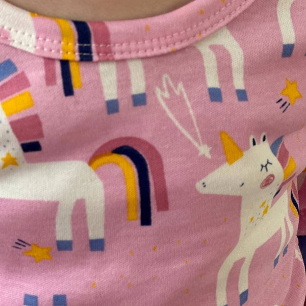 Піжама для дівчаток Blanka Одноріжка р.116 рожевий 110212 