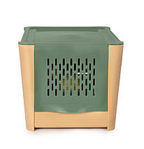 Контейнер для зберігання овочів бежевий/зелений Snips