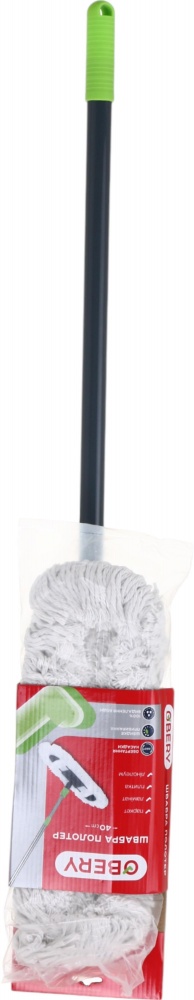 Швабра плоская для пола OBERY хлопок 40 см